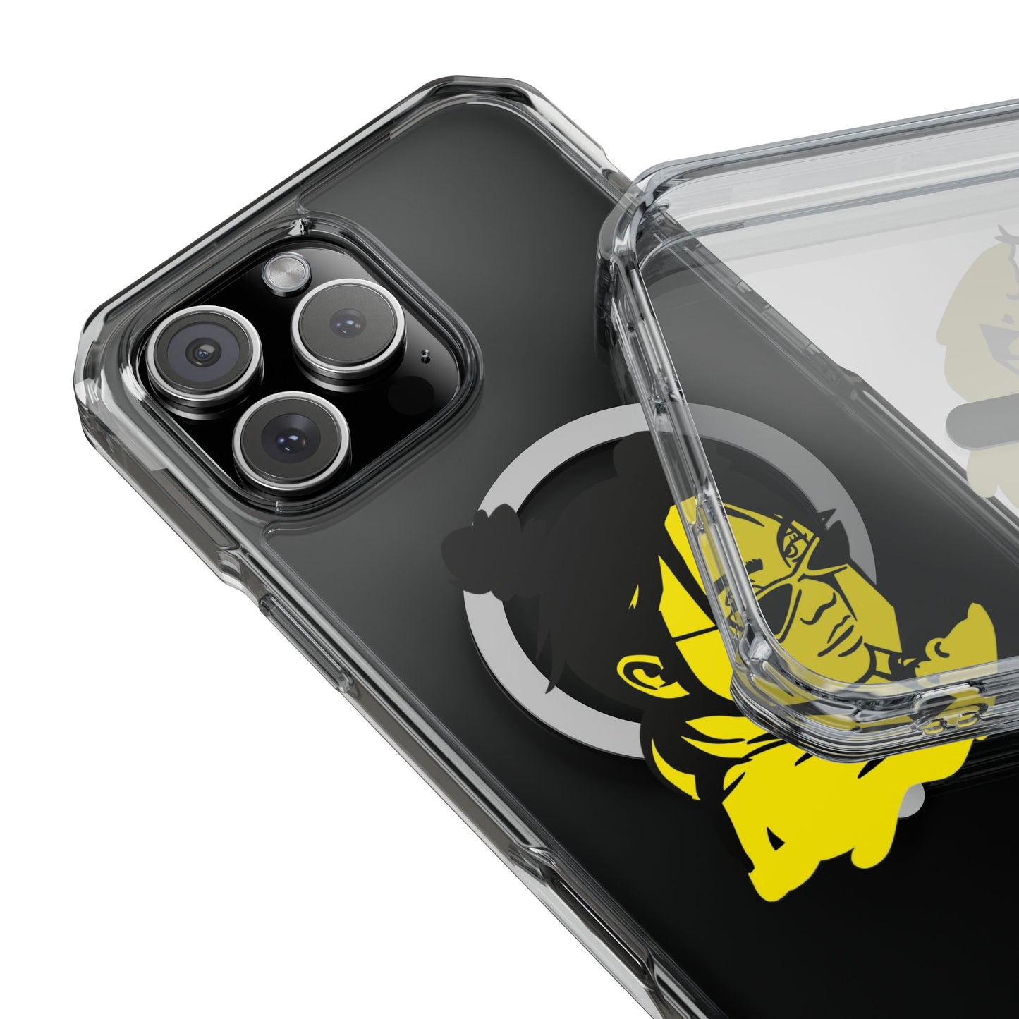Neon Mood Portrait Magnetic Clear Impact Case