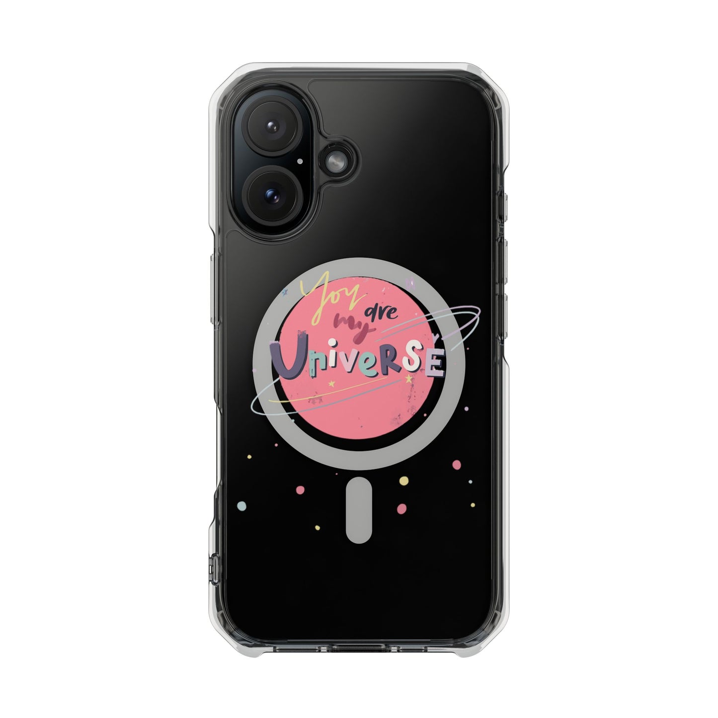 Pastel Planet & Universe Magnetic Clear Impact case