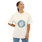 Midnight Vinyl Vibes Unisex Oversized Boxy Tee