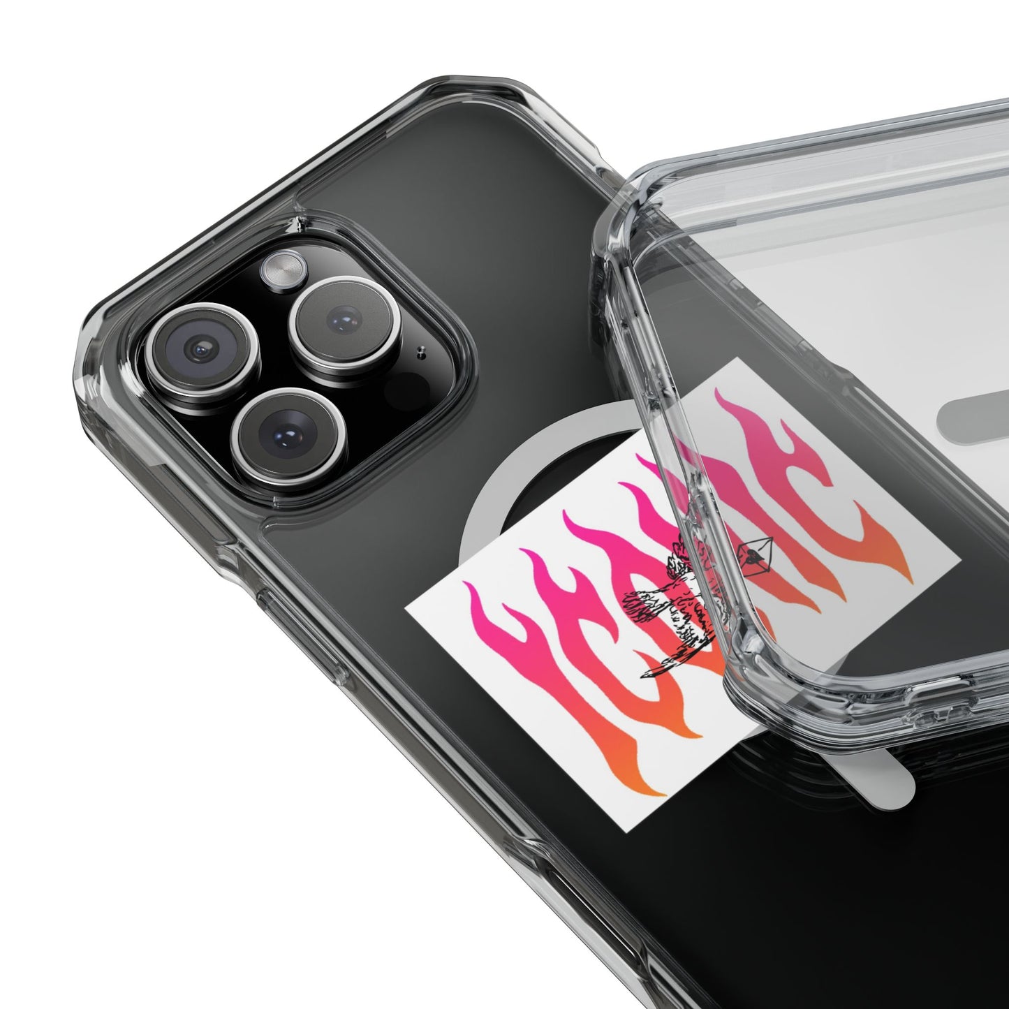 Flame Flight Iconic Magnetic clear Impact case