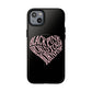 Iphone Born Pink Heart Typography - Tough Magnetic Phone Case