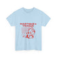 Fierce Femme in Red Unisex Heavy cotton tee