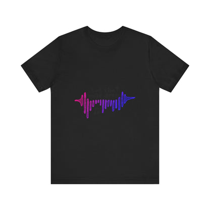 Bold Beats Visualizer Unisex Jersey short sleeve tee