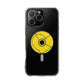 Minimalist Black Disc Outline Magnetic Impact Case