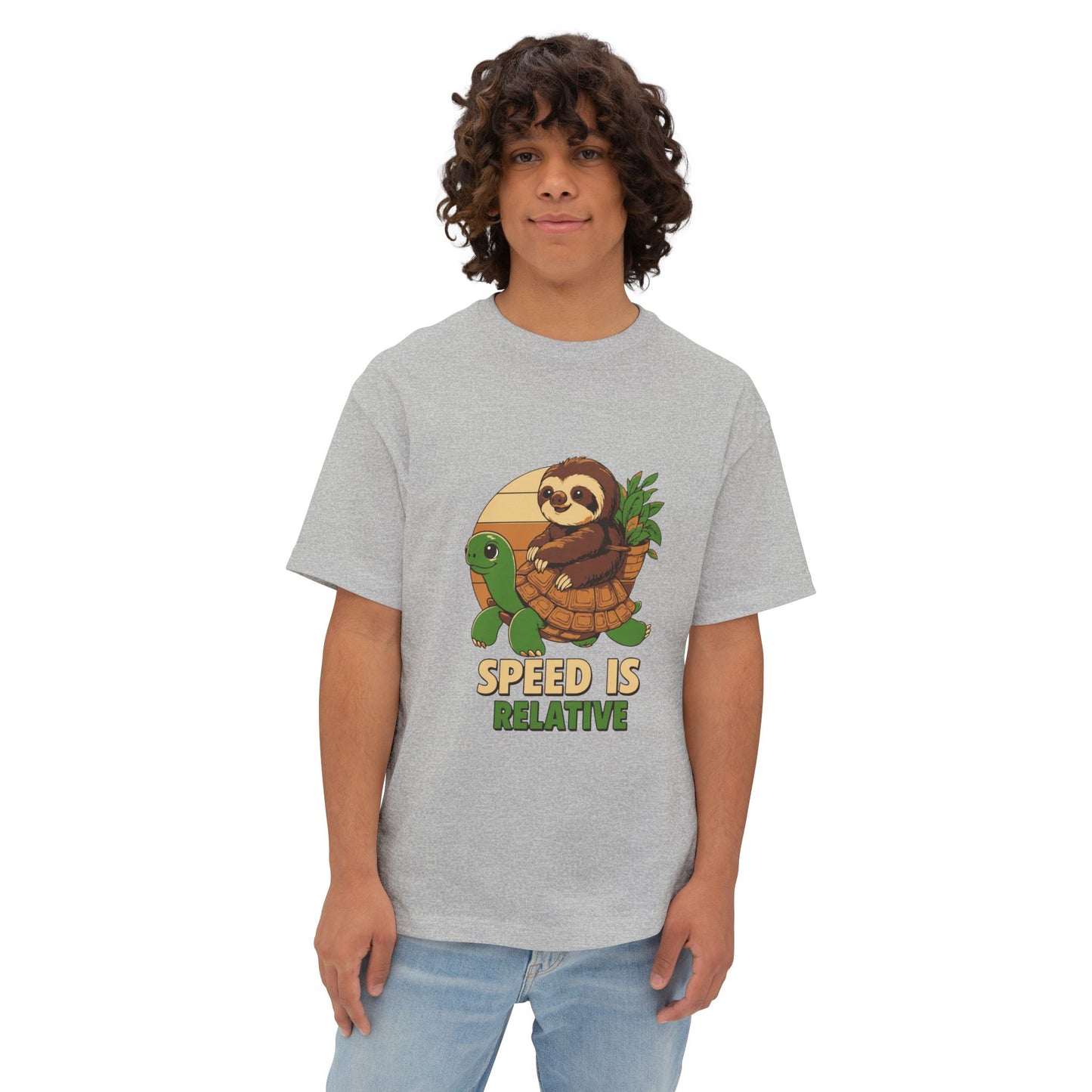 Oversized boxy Tee – Snazzy Speed Edition