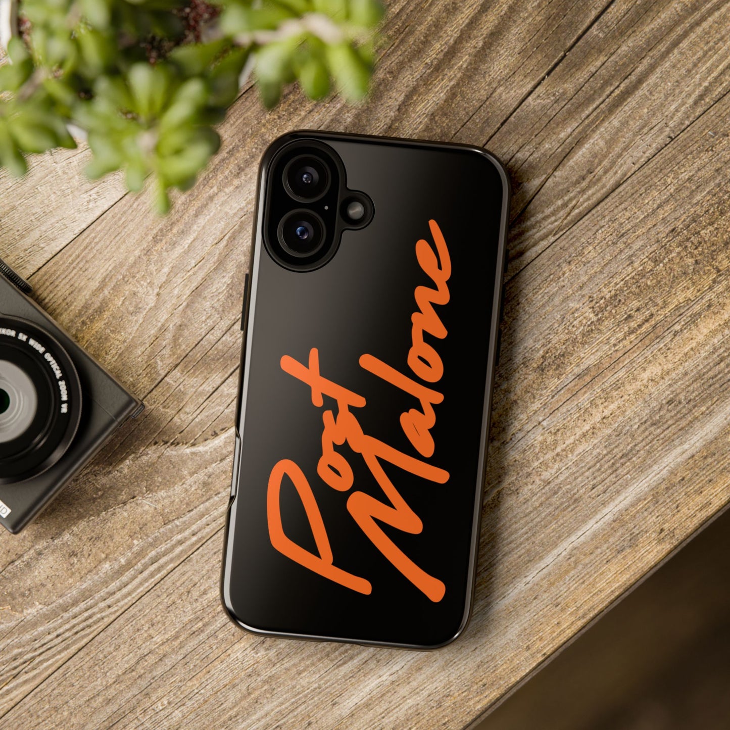 Tough iPhone Case (12–16 Pro Max) – Post Malone Name Design