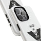 Abstract Paw and Brush Stroke Tough Magnetic case