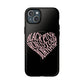 Iphone Born Pink Heart Typography - Tough Magnetic Phone Case
