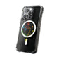 Minimalist Divide Symbol with Brush Magnetic Clear Impact Case