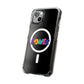 Retro Flower Power Color Pop Magnetic Clear Impact Case