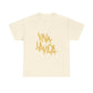 Golden Brush Script Unisex Cotton Tee