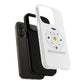 Colorful Planetary Orbit Diagram Tough Magnetic Case