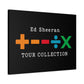 Matte Stretched Canvas, 1.25" Depth – Ed Sheeran Black Edition