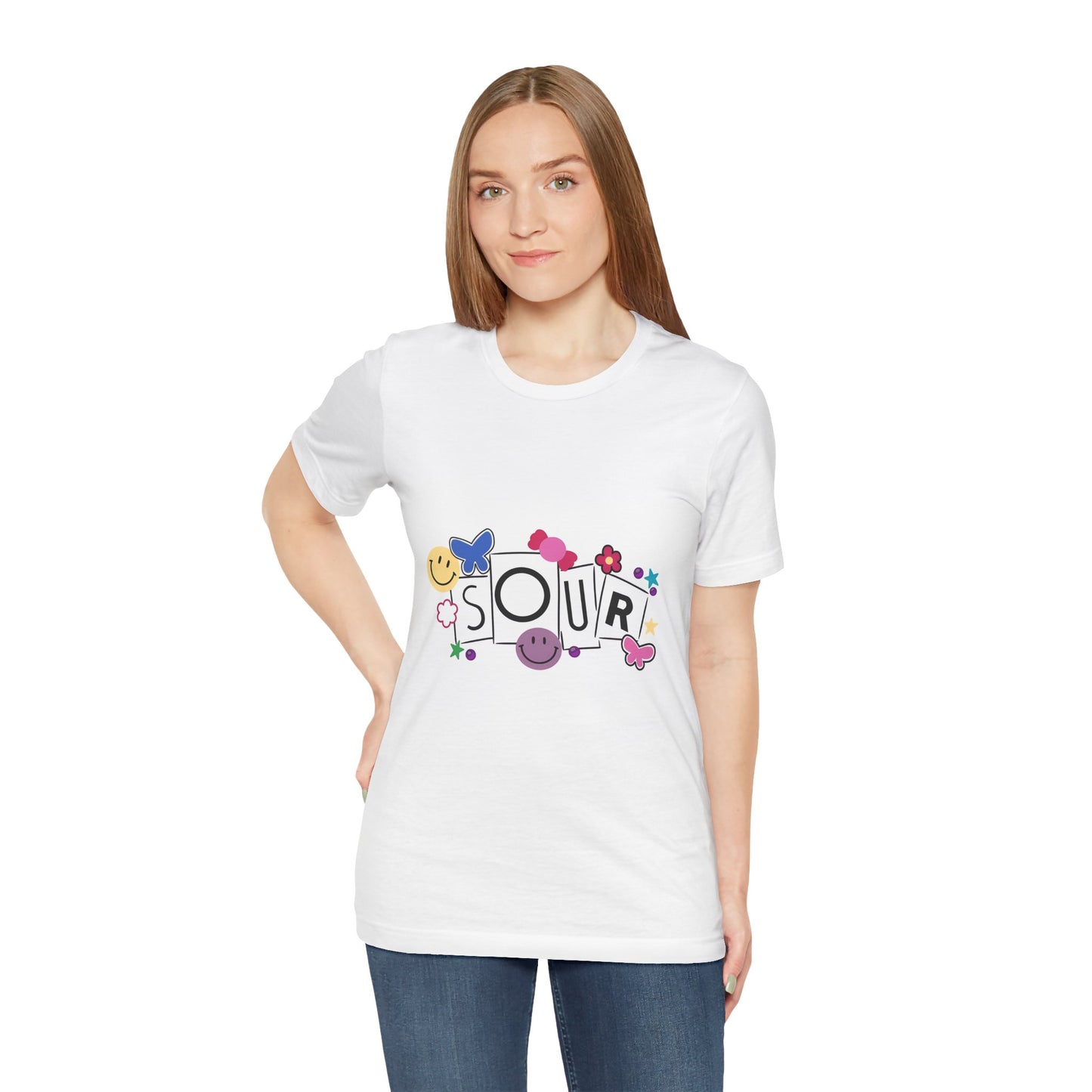 Olivia Rodrigo Unisex Jersey Short Sleeve Tee - Sour