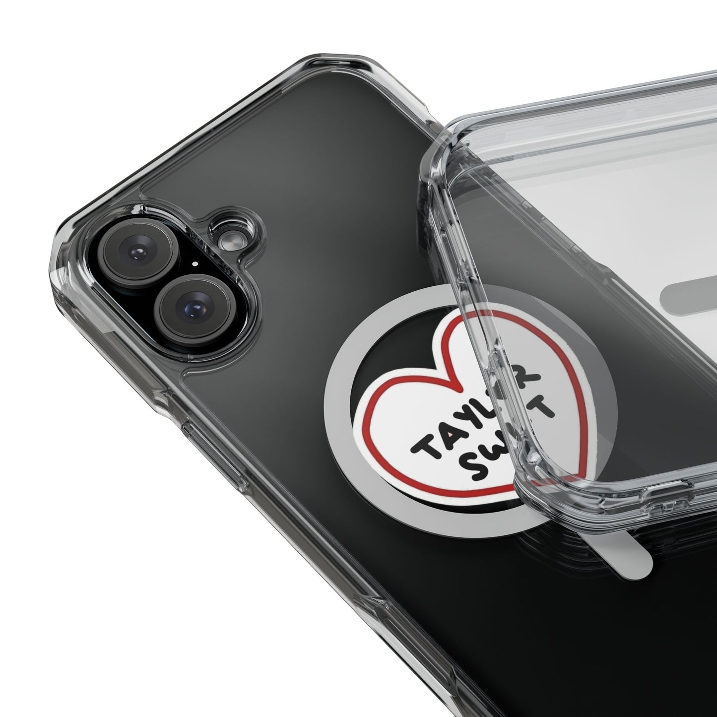 Heartbeats & Midnights Magnetic clear Impact Case