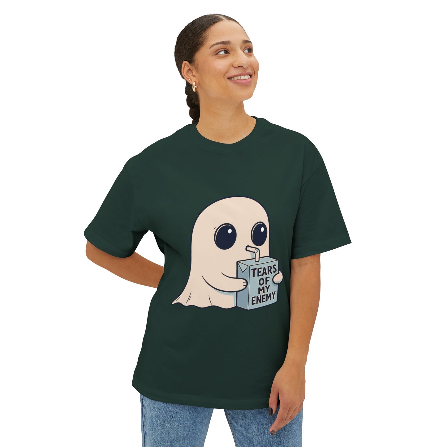 Oversized boxy Tee – Snazzy Tears Edition