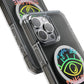 Vibrant Eye and Text Magnetic Clear Impact case