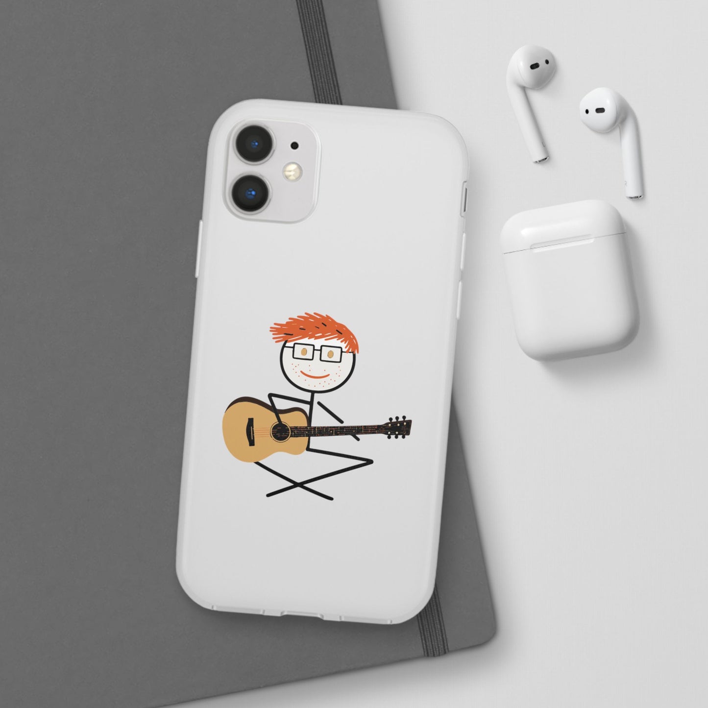 Flexi Case – Ed Sheeran guitar edition (iPhone X–16 Pro Max)