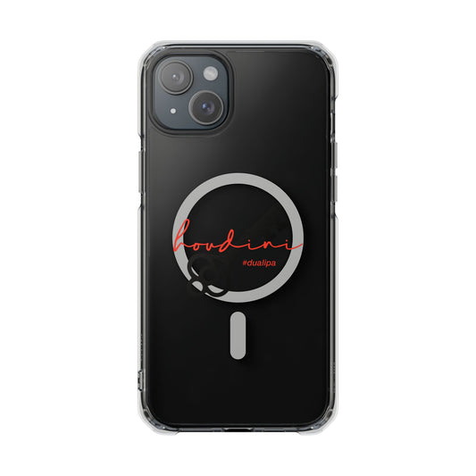 Cursive Spell “Houdini” Magnetic Clear Impact case