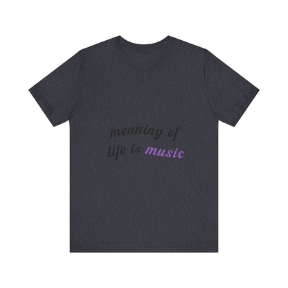 Feel the Music Vibe Unisex Jersey short sleeve tee