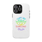 Vibrant Eye and Text Tough Magnetic Case