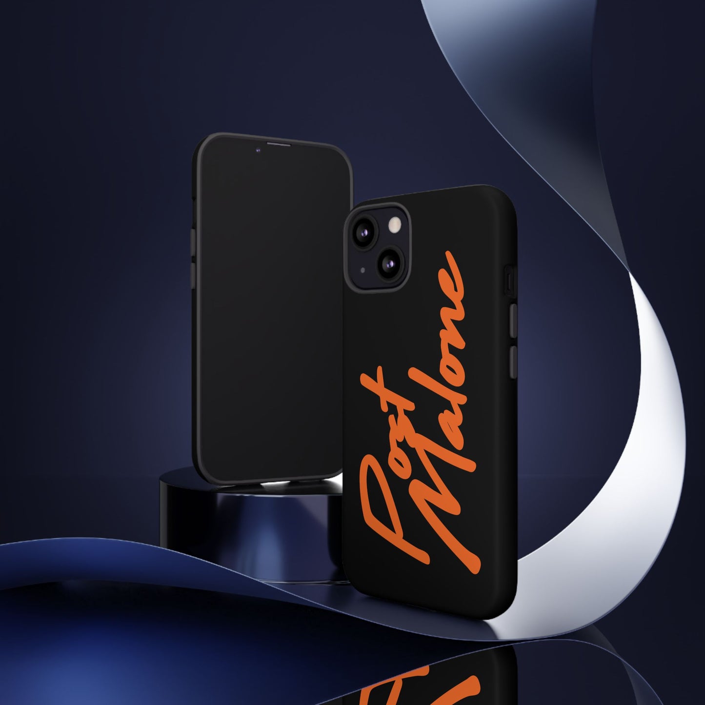 Tough iPhone Case (12–16 Pro Max) – Post Malone Name Design