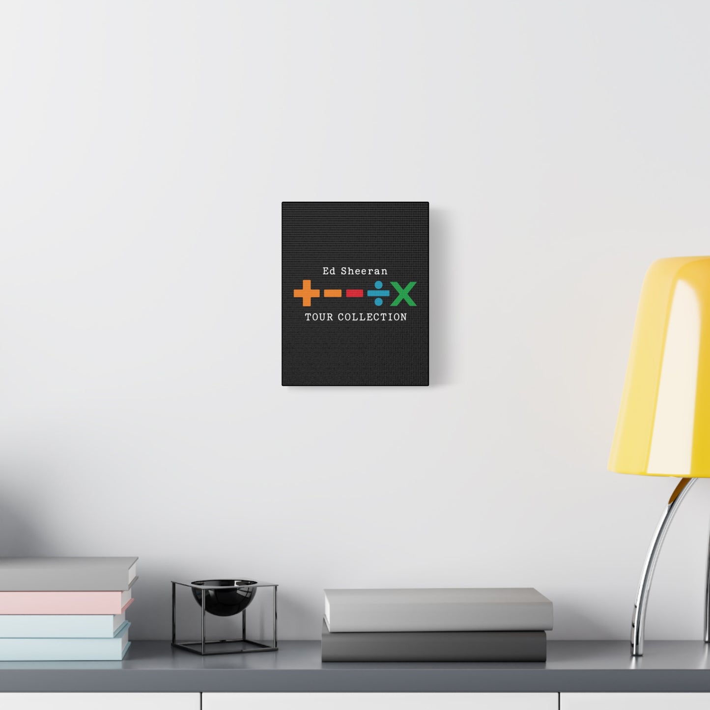 Matte Stretched Canvas, 1.25" Depth – Ed Sheeran Black Edition