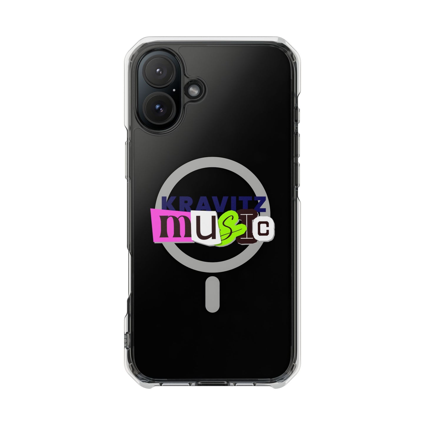 Mixed Tape Music Magnetic clear Impact case