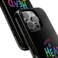 Premium Tough Case for iPhone 12 to 16 Pro Max Showcasing Coldplay’s Iconic A Head Full of Dreams