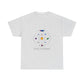 Colorful Planetary Orbit Diagram Unisex Cotton Tee