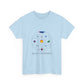 Colorful Planetary Orbit Diagram Unisex Cotton Tee