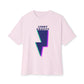 Layered Bolt Vibe Unisex Oversized Boxy tee