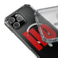 ILO Bold Red Block Magnetic Clear Impact Case