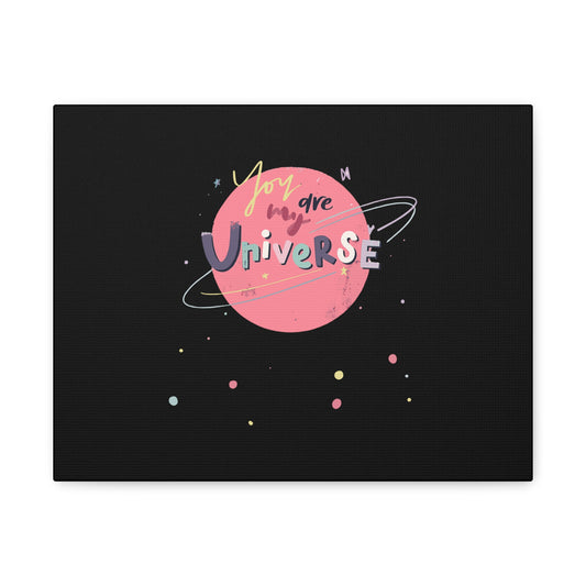 Pastel Planet & Universe Canvas
