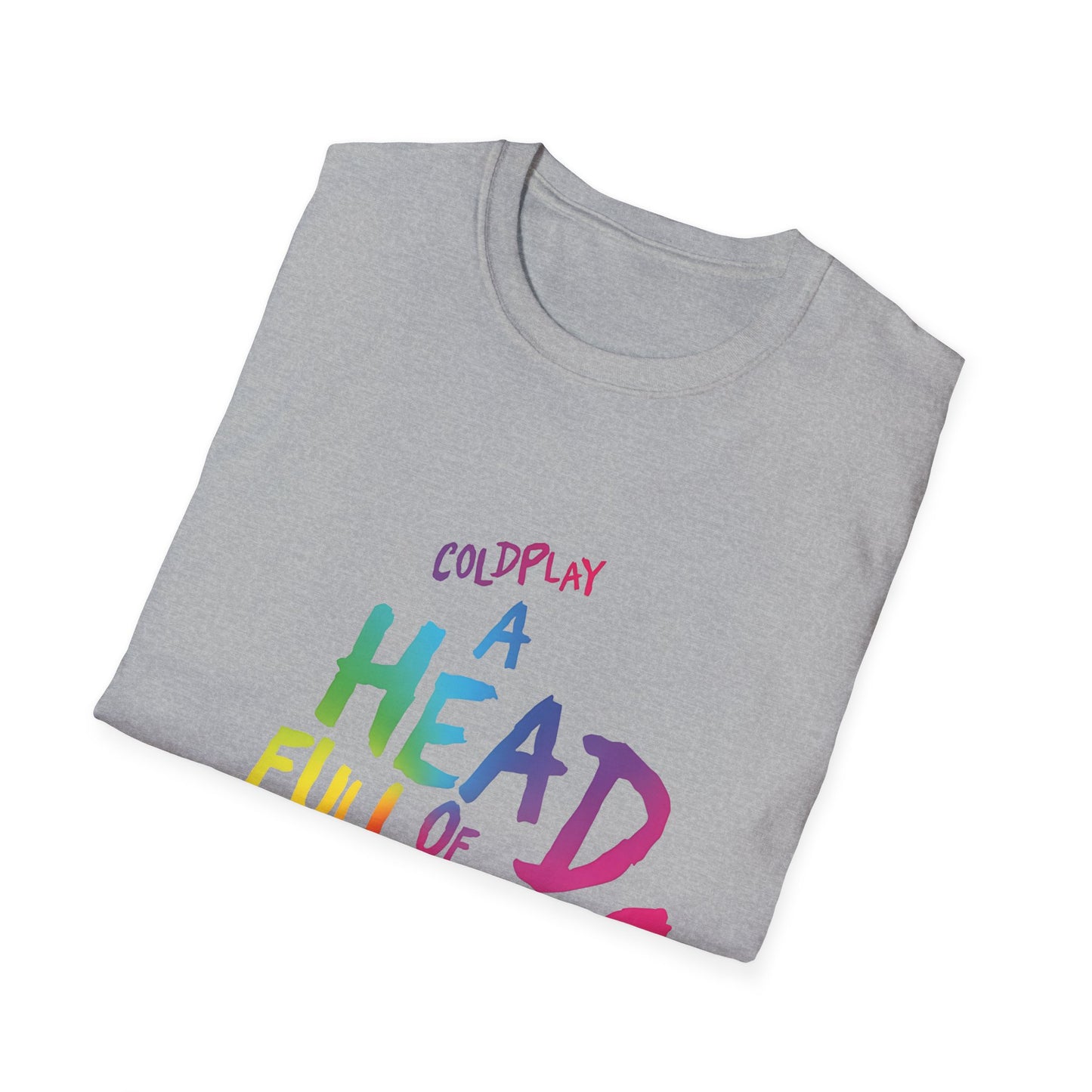 Unisex Softstyle T-Shirt Inspired by Coldplay’s Iconic A Head Full of Dreams