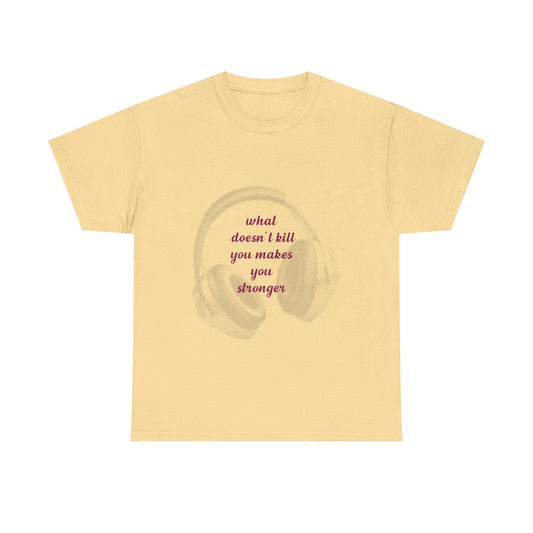Stronger Soundwaves Unisex Heavy cotton tee