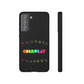 Premium Tough Case for Samsung S21 to S25 Ultra Showcasing Coldplay’s Signage