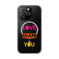 Orange Divide Symbol Magnetic Clear Impact Case