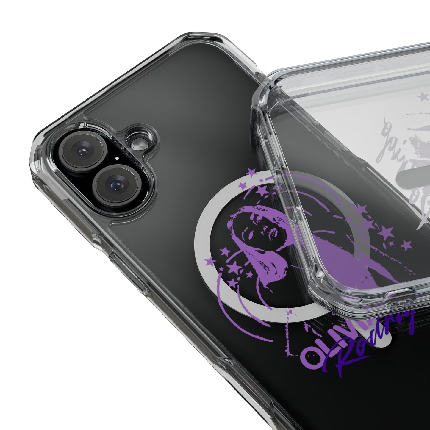 Olivia Rodrigo Star Portrait Magnetic Clear Impact Case
