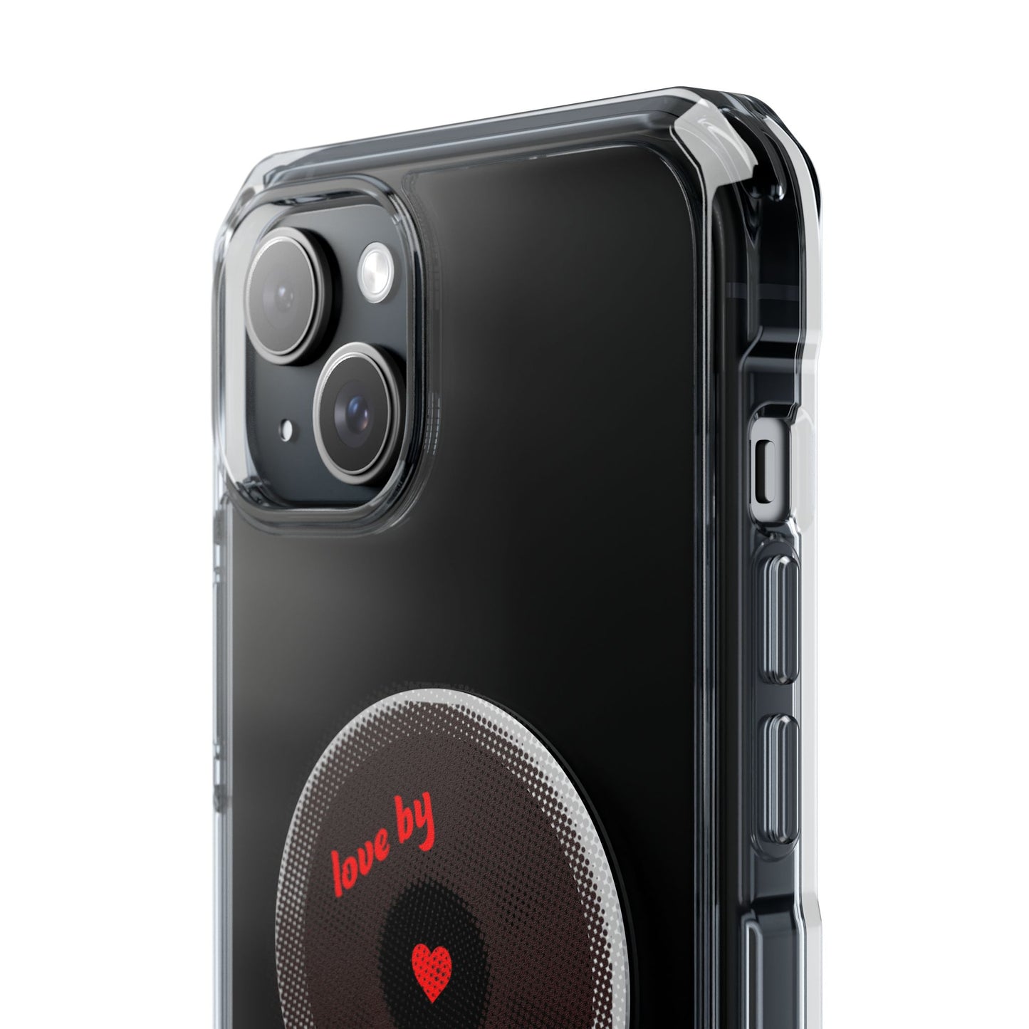 Vinyl Love Spin Magnetic clear Impact case
