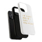 Know Myself Lyric Script Tough Magnetic Cases