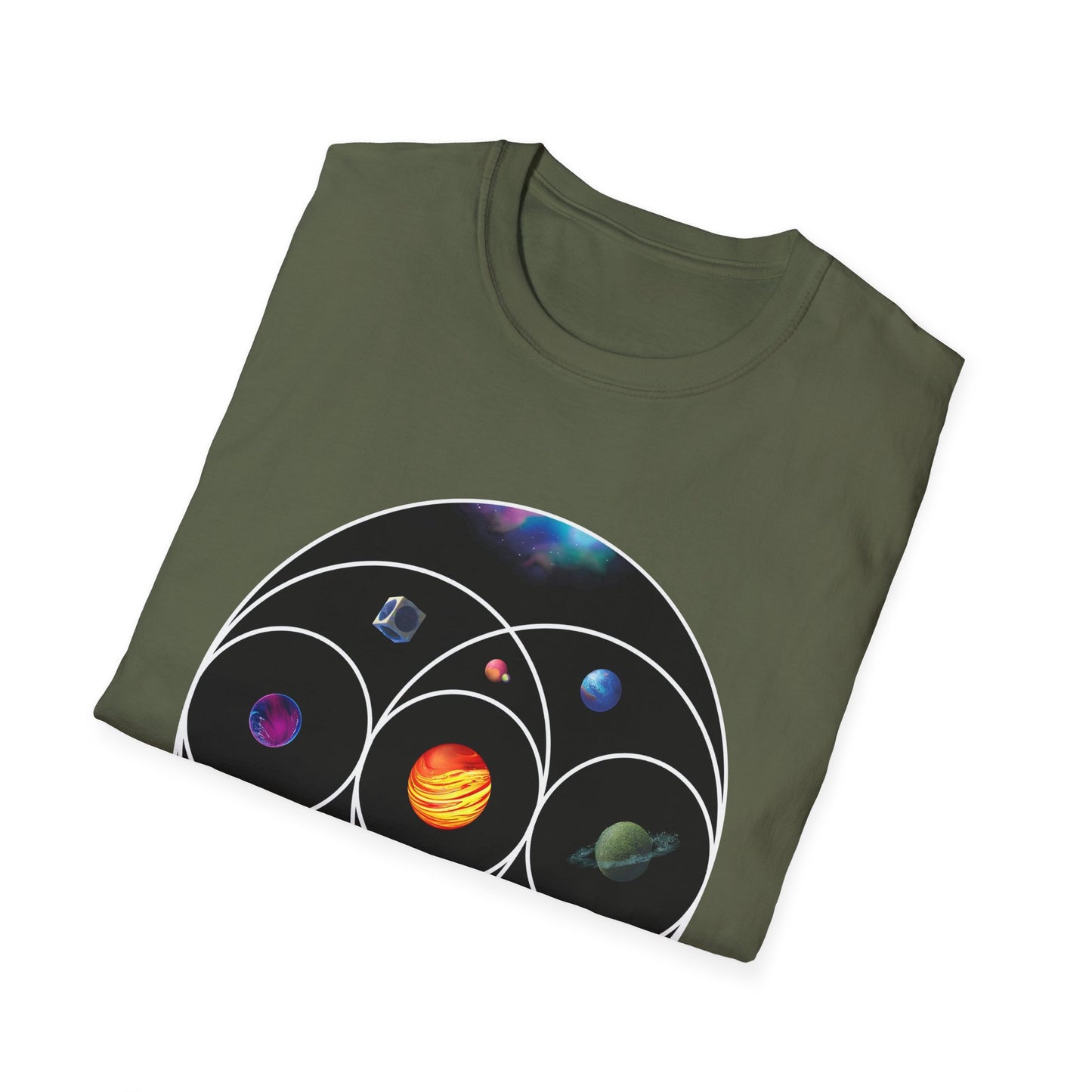 Unisex Softstyle T-Shirt Inspired by Coldplay’s Illustration Concept
