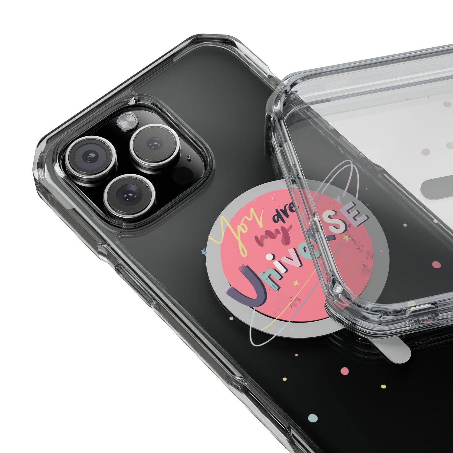 Pastel Planet & Universe Magnetic Clear Impact case