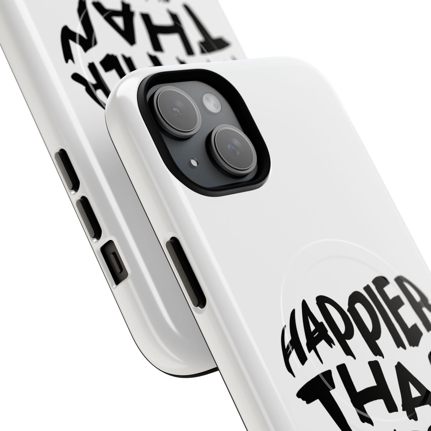 Happier Heart Lettering Tough Magnetic Case