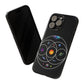 Premium Tough Case for iPhone 12 to 16 Pro Max Showcasing Coldplay’s Illustration Concept