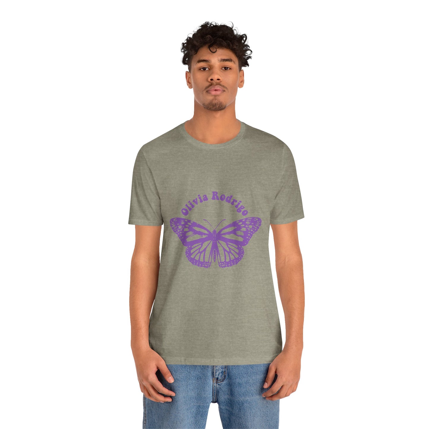 Olivia Rodrigo Unisex Jersey Short Sleeve Tee - With Butterfly