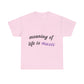 Feel the Music Vibe Unisex Heavy cotton tee
