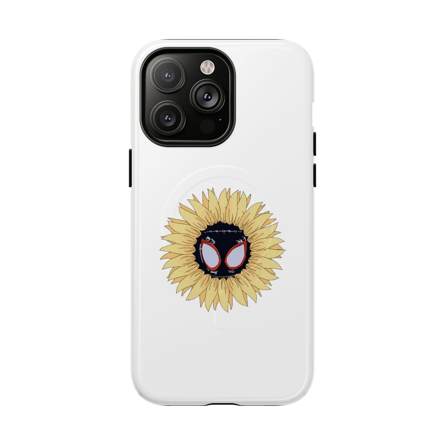 Sunflower Mask Illustration Tough Magnetic Case