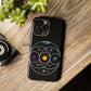 Premium Tough Case for iPhone 12 to 16 Pro Max Showcasing Coldplay’s Illustration Concept