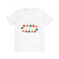 Retro Floral Groove Unisex jersey short sleeve tee